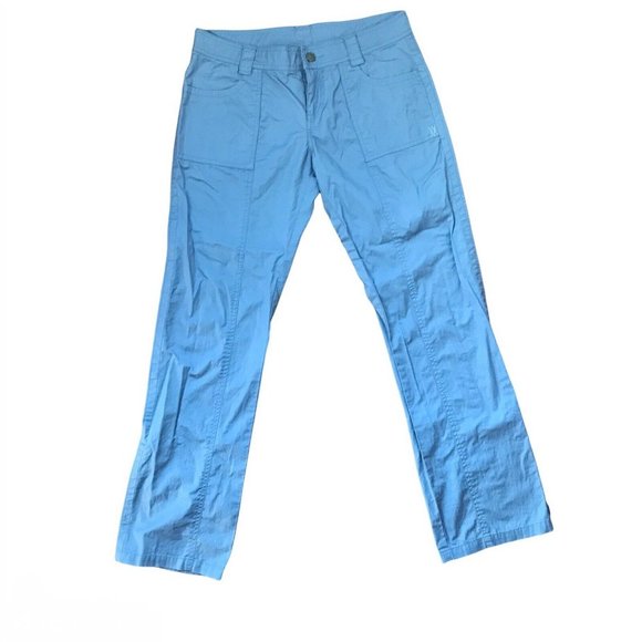 prAna Women’s Active Pant Blue Hiking Size 4 - Picture 1 of 9